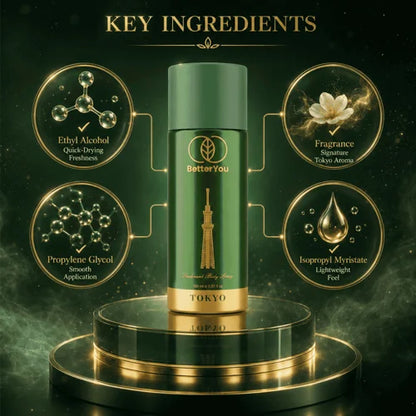 Better You Tokyo Deodorant Body Spray