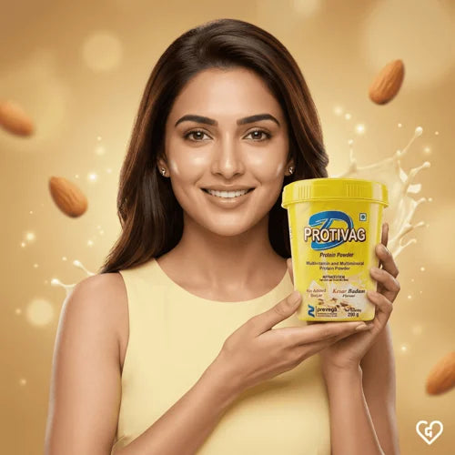D Protivag Kesar Badam Flavour Protein Powder SF