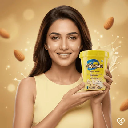 D Protivag Kesar Badam Flavour Protein Powder SF