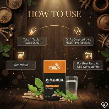 RSA Ashwagandha 500mg Tablet