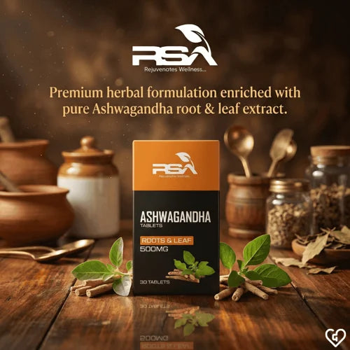 RSA Ashwagandha 500mg Tablet