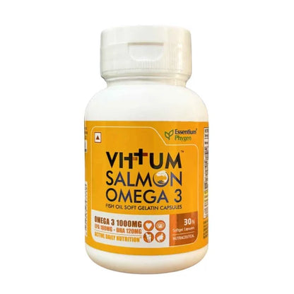 Vittum Salmon Omega 3 Fish Oil Soft Gelatin Capsule