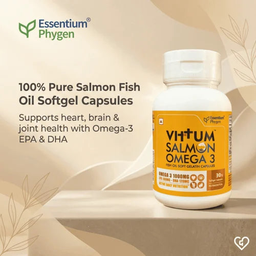 Vittum Salmon Omega 3 Fish Oil Soft Gelatin Capsule