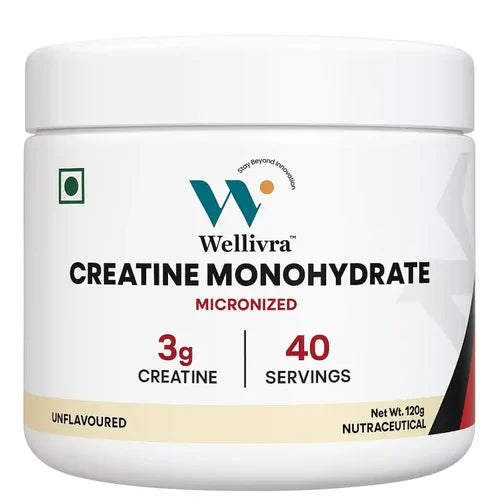 Wellivra Creatine Monohydrate Micronized Powder