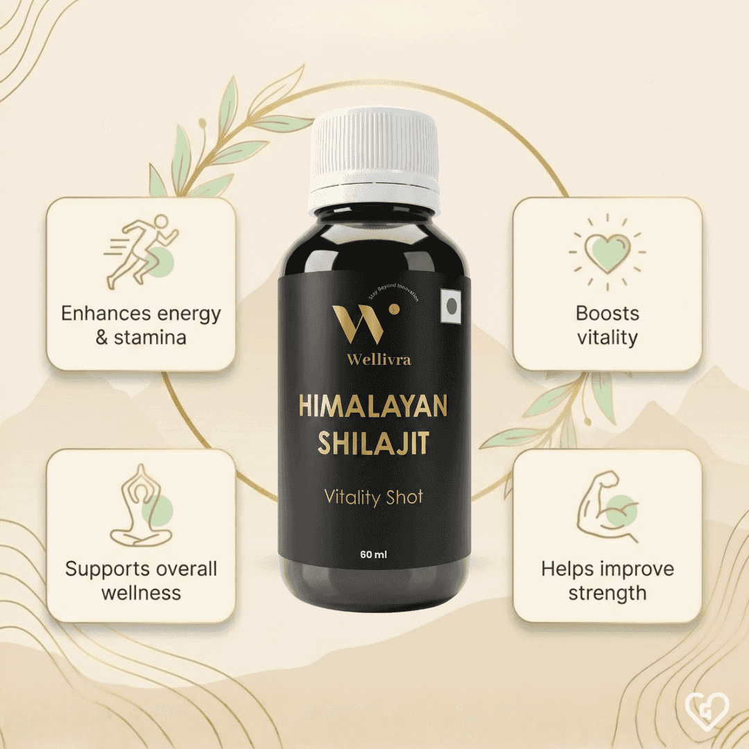 Wellivra Himalayan Shilajit Vitality Shot 60ml X 2s