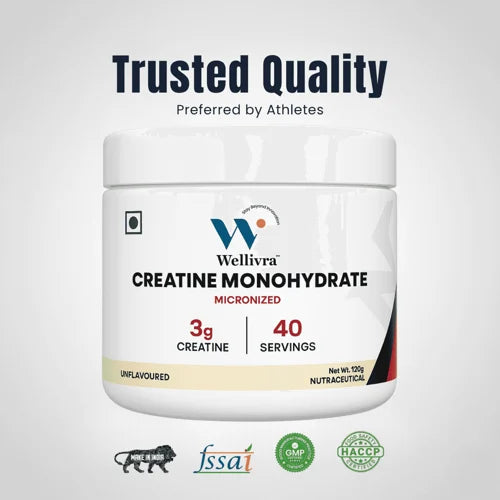 Wellivra Creatine Monohydrate Micronized Powder