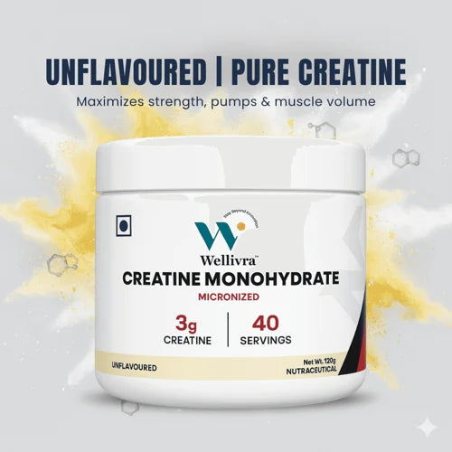 Wellivra Creatine Monohydrate Micronized Powder