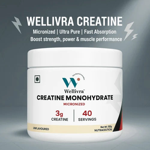 Wellivra Creatine Monohydrate Micronized Powder