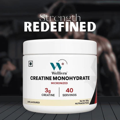 Wellivra Creatine Monohydrate Micronized Powder