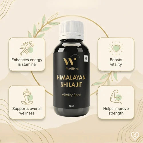 Wellivra Himalayan Shilajit Vitality Shot 60ml x 2